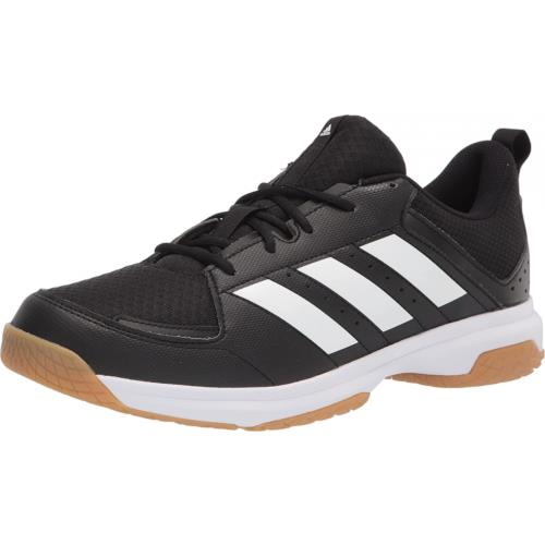 Adidas Men`s Ligra 7 Track and Field Shoe Black/White/Black
