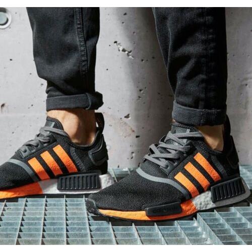 Perezoso paciente Asesor Adidas Originals Nmd R1 G55575 Men`s Running Training Shoes Black/orange |  692740434681 - Adidas shoes NMD - Black | SporTipTop