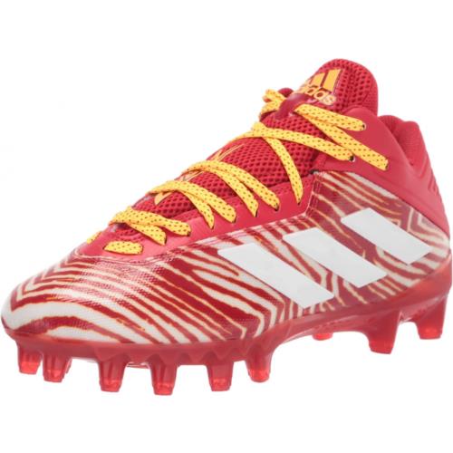Adidas Men`s Gne66 Football Shoe Red/White/Solar Gold