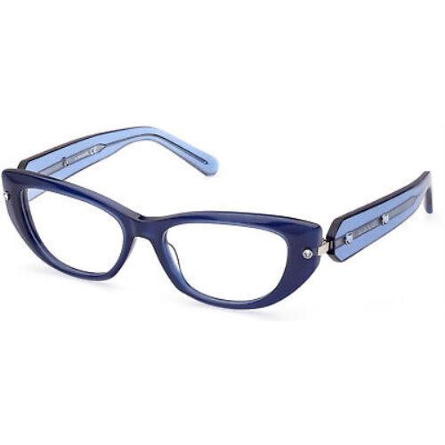 Swarovski SK 5476 SK5476 Shiny Blue 090 Eyeglasses