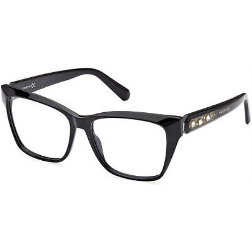 Swarovski SK 5468 SK5468 Shiny Black 001 Eyeglasses