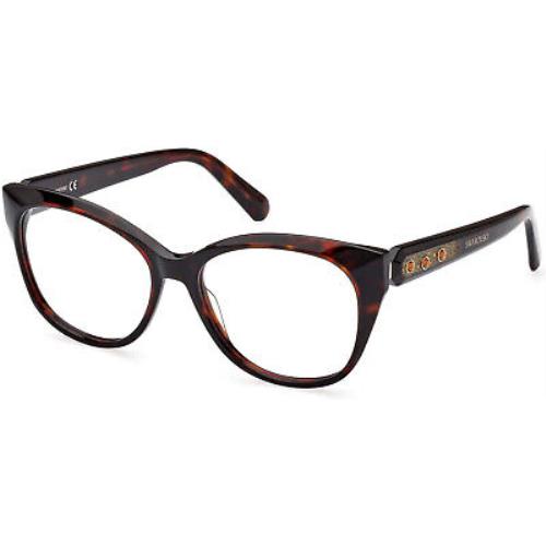 Swarovski SK 5469 SK5469 Dark Havana 052 Eyeglasses