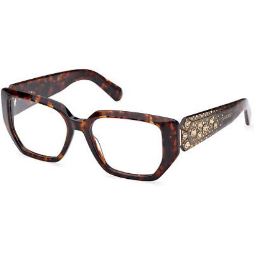 Swarovski SK 5467 SK5467 Dark Havana 052 Eyeglasses