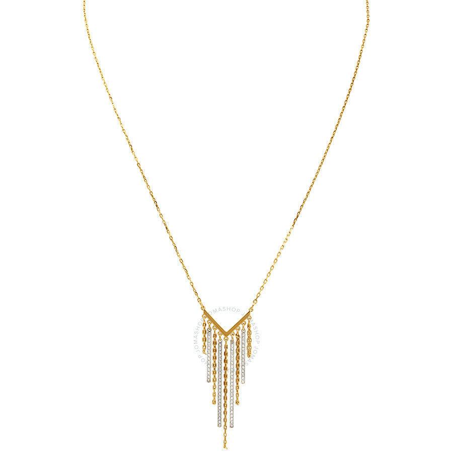 Swarovski Crystal Ladies Lyrebird Necklace White Chain Pendant 5381227