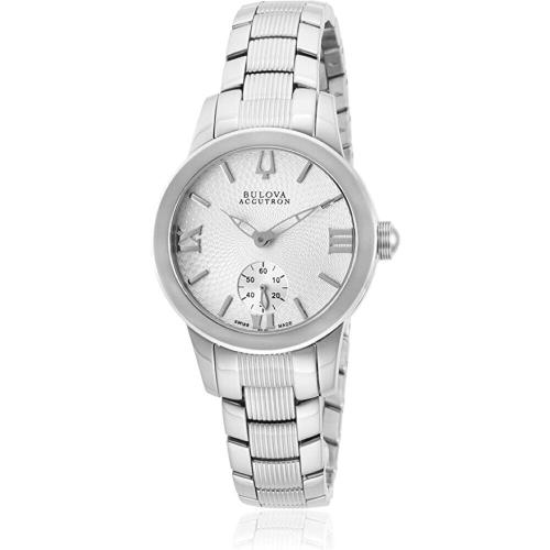 Bulova Accutron 63L111 Womens Stainless Steel Quartz Water Resistant Watch - Band: Silver