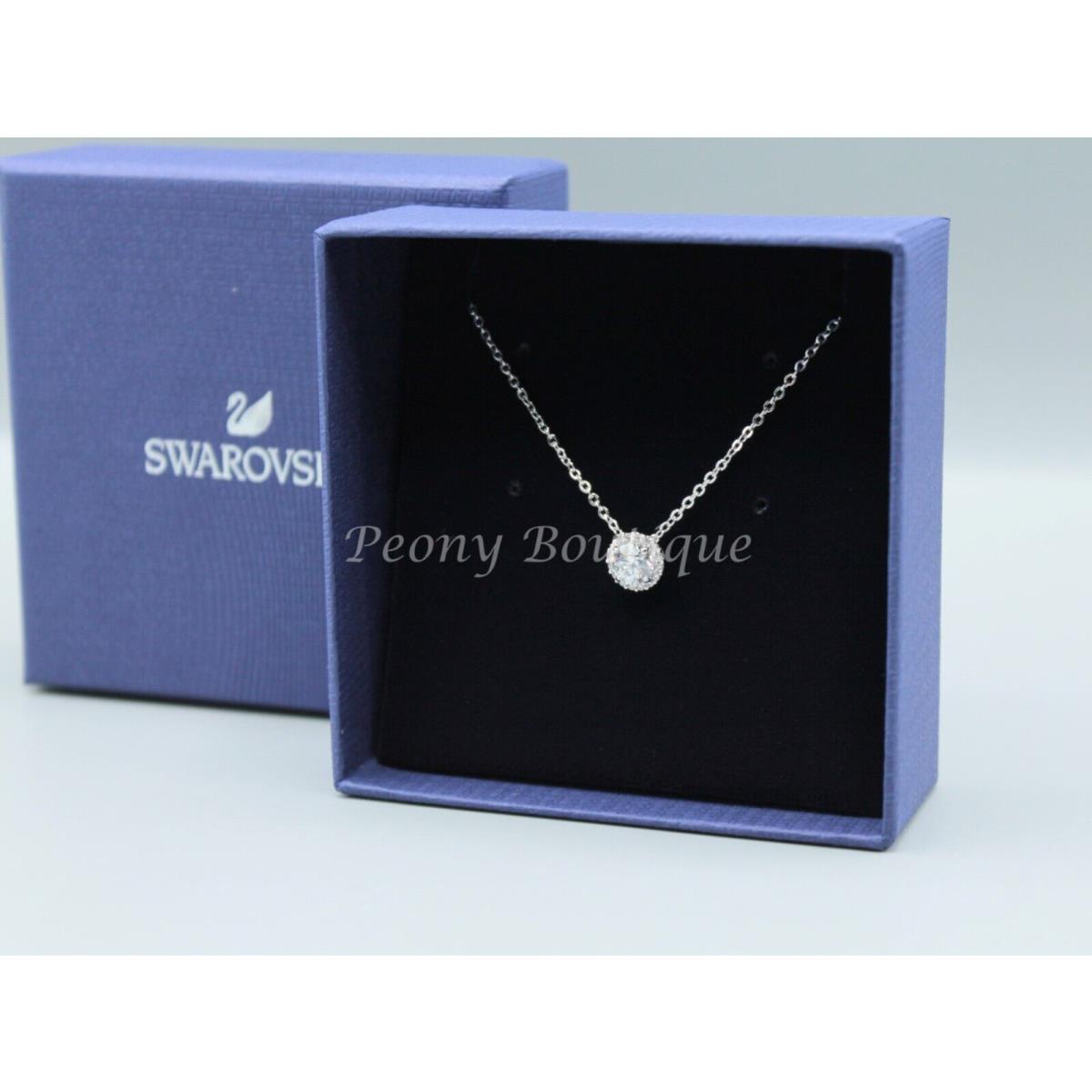 Swarovski 5567931 Angelic Necklace Jewelry Fashion Silver Tone Elegant Crystals