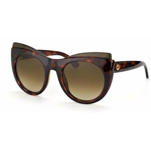 Gucci Sunglasses GG 3781/S Dark Havana Lsdha Made in Italy
