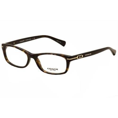 Coach Women`s Eyeglasses Elise HC6054 HC/6054 5001 Tortoise Optical Frame 52mm