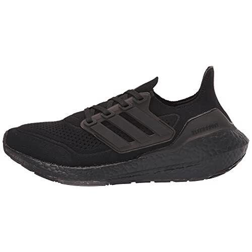 Adidas Men`s Ultraboost 21 Running Shoes Black Size 7 - Black