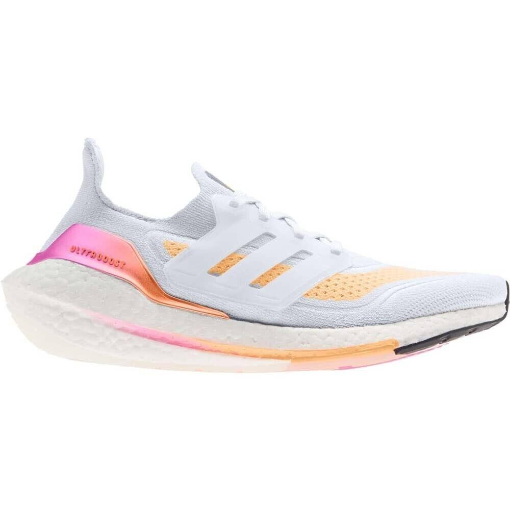 Adidas Women`s Ultraboost 21 Running/walking Shoes White Size 9