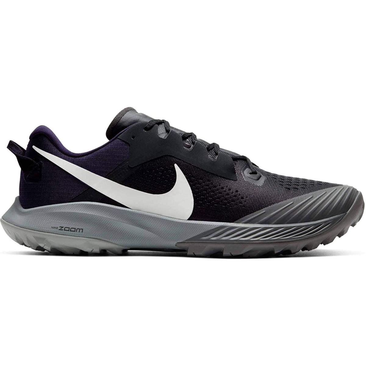 Nike Men`s Air Zoom Terra Kiger 6 Trail Running Shoe Cj0219-001 Off Noir Spruce Aura Black Iron Grey