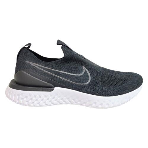 Nike Men 9 9.5 10.5 12 Epic Phantom React Flyknit Running Shoes Black BV0417-001 - Black
