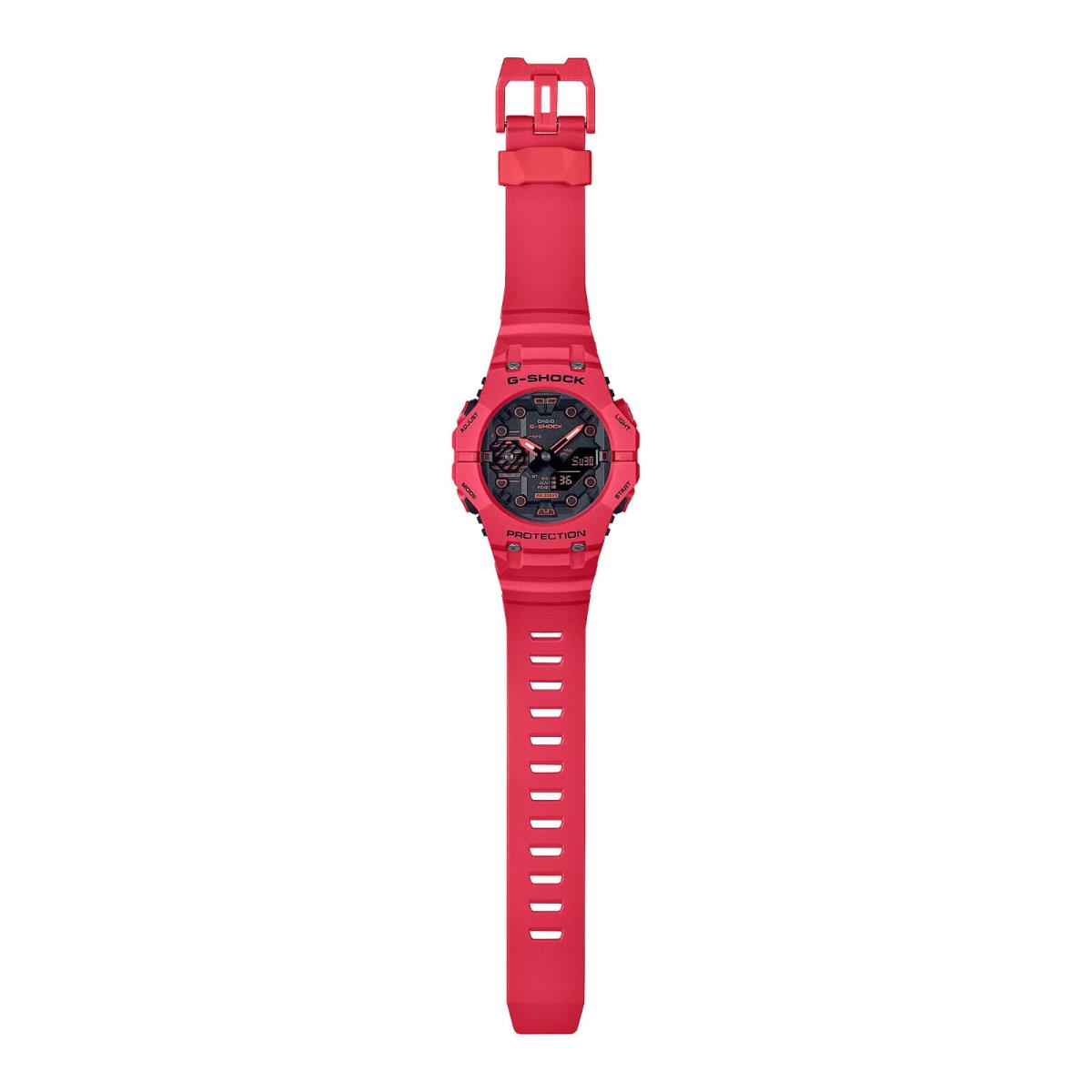 Casio G-shock Ana-digital Transparent Red Resin Strap Watch GAB001-4A