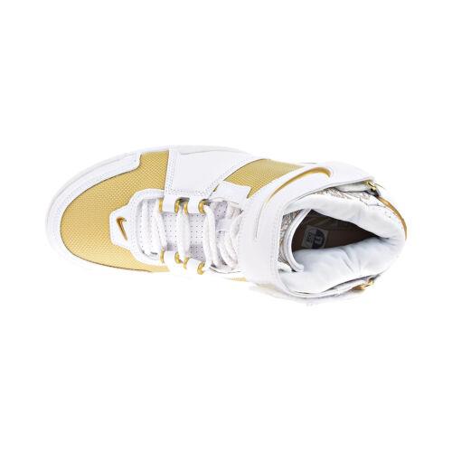 Nike shoes  - White-Metallic Gold 3