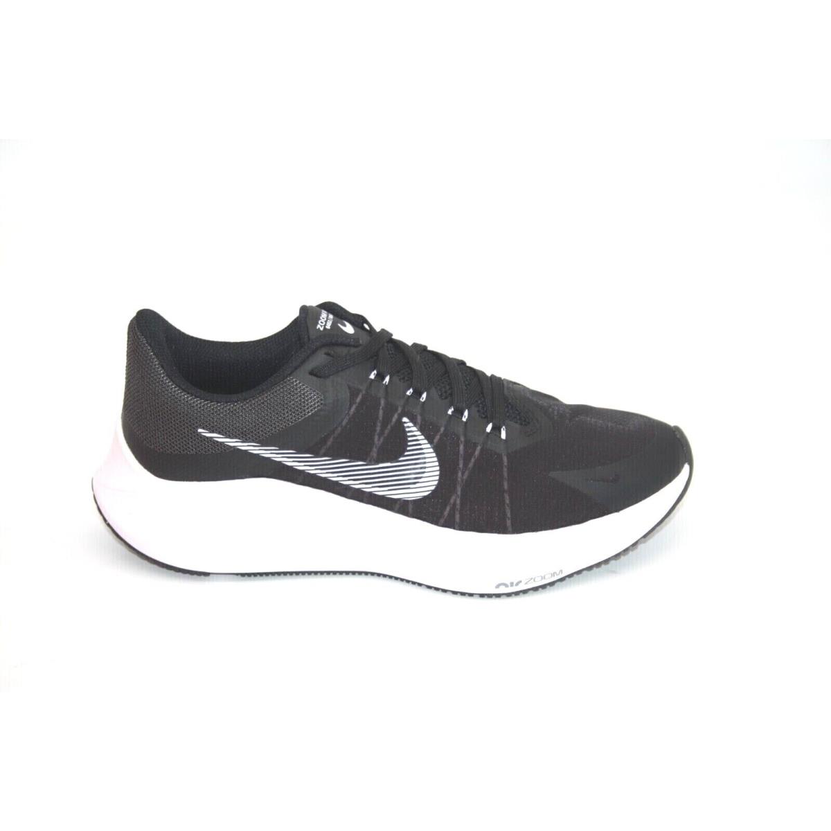 Women`s Nike Running Shoe Zoom Winflo 8 Black/white-dark Smoke Grey