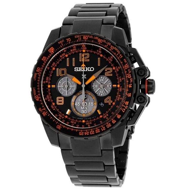 Seiko Mens Prospex Solar Chronograph Watch SSC277