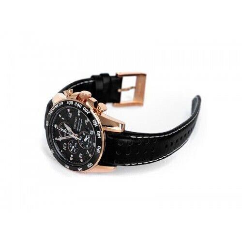 Seiko Sportura Quartz Chronograph Black Dial Watch SNAE80