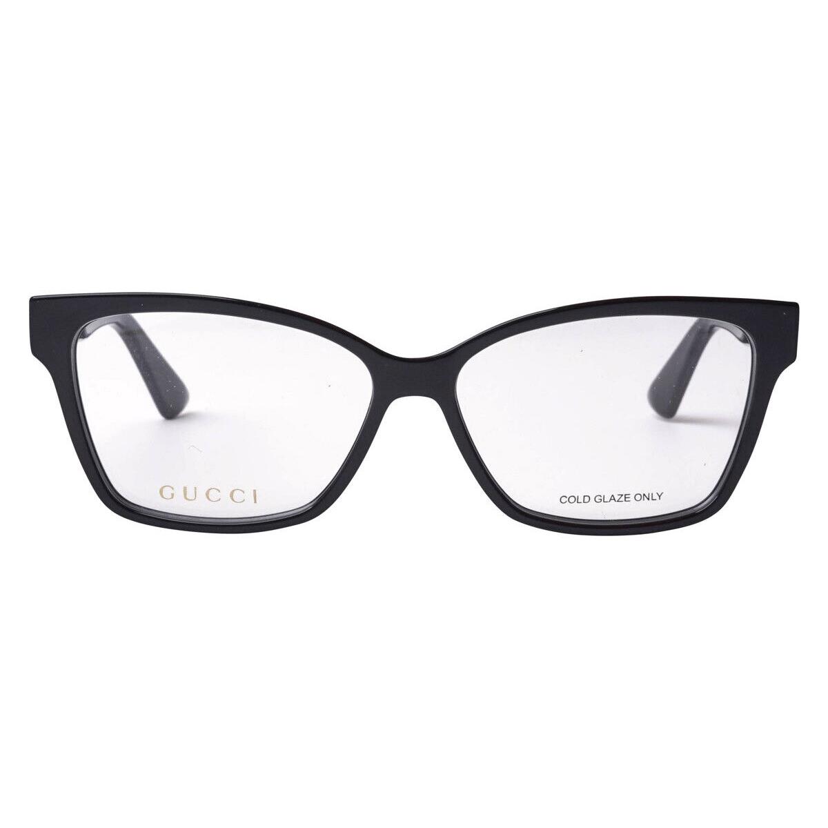 Gucci GG0634O Eyeglasses Women Black Cat Eye 55mm