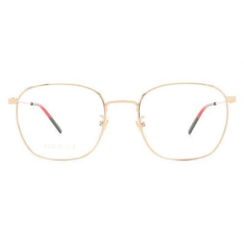Gucci GG0681O Eyeglasses Men Gold Round 54mm