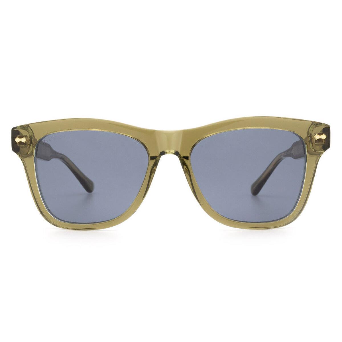 Gucci GG0910S Sunglasses Men Green Rectangle 53mm