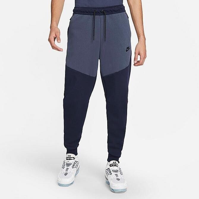 Nike Sportswear Tech Fleece Pants Joggers Tapered Cuffed Midnight Navy Blue 2XL