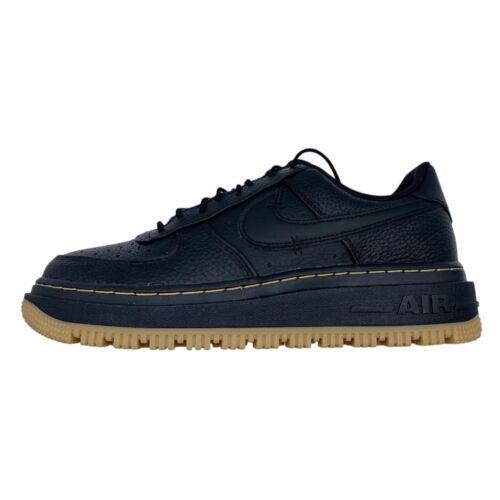 Nike Air Force 1 Luxe AF1 Black Gum Shoes Sneakers DB4109-001 - Men`s Size 11.5 - Black