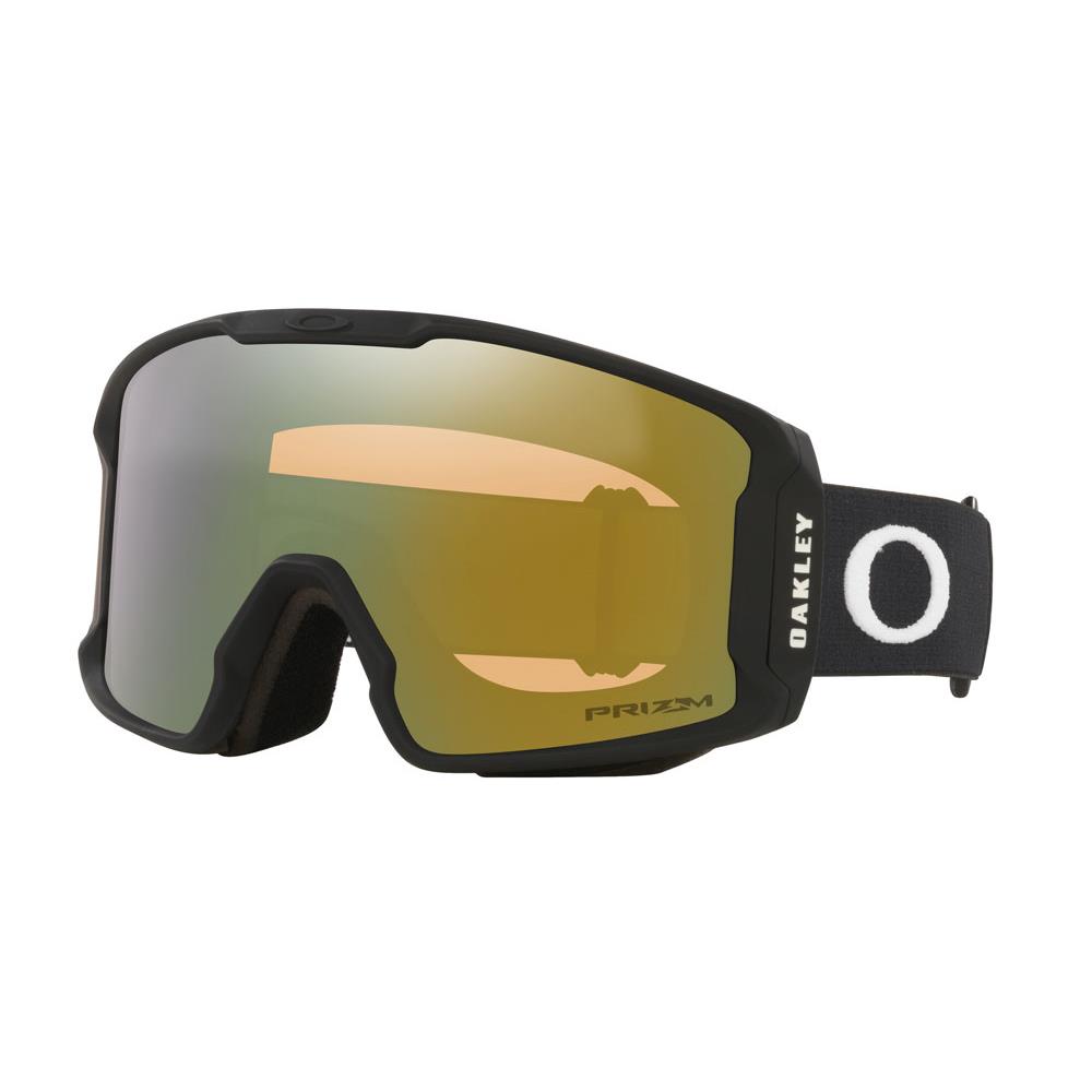 Oakely Line Miner M Goggles -new- Oakley Line Miner M Goggle+ Warranty Mat Black / 13% Sage Gold Prizm