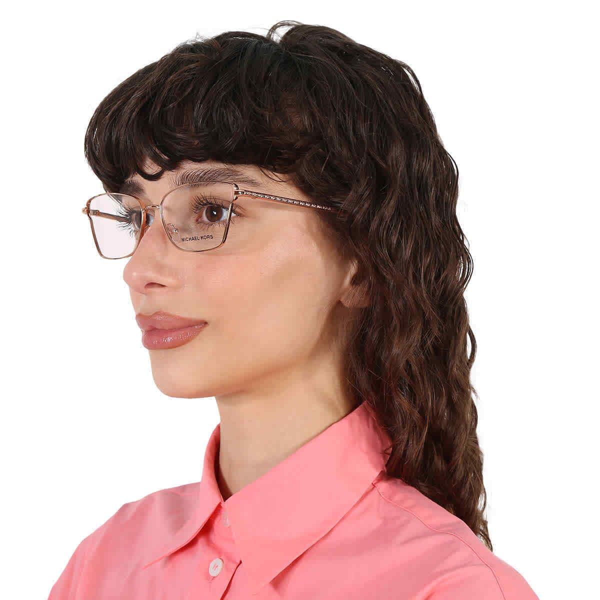 Michael Kors Radda Demo Rectangle Ladies Eyeglasses MK3063 1108 53
