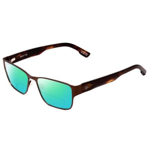 Spy Optics Jett Polarized Bifocal Sunglasses Mahogany Red Mojave 54mm 41 Options Green Mirror