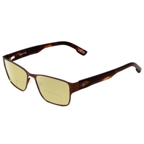 Spy Optics Jett Polarized Bifocal Sunglasses Mahogany Red Mojave 54mm 41 Options Yellow