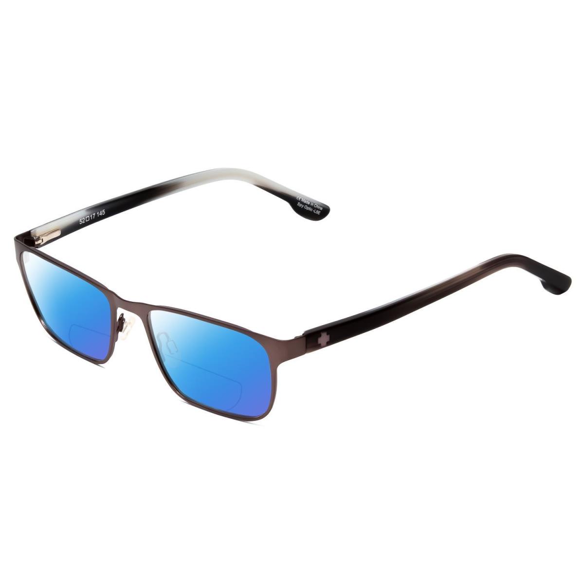 Spy Optic Taylor Polarized Bifocal Sunglasses in Gun Metal Gray 52 mm 41 Options Blue Mirror