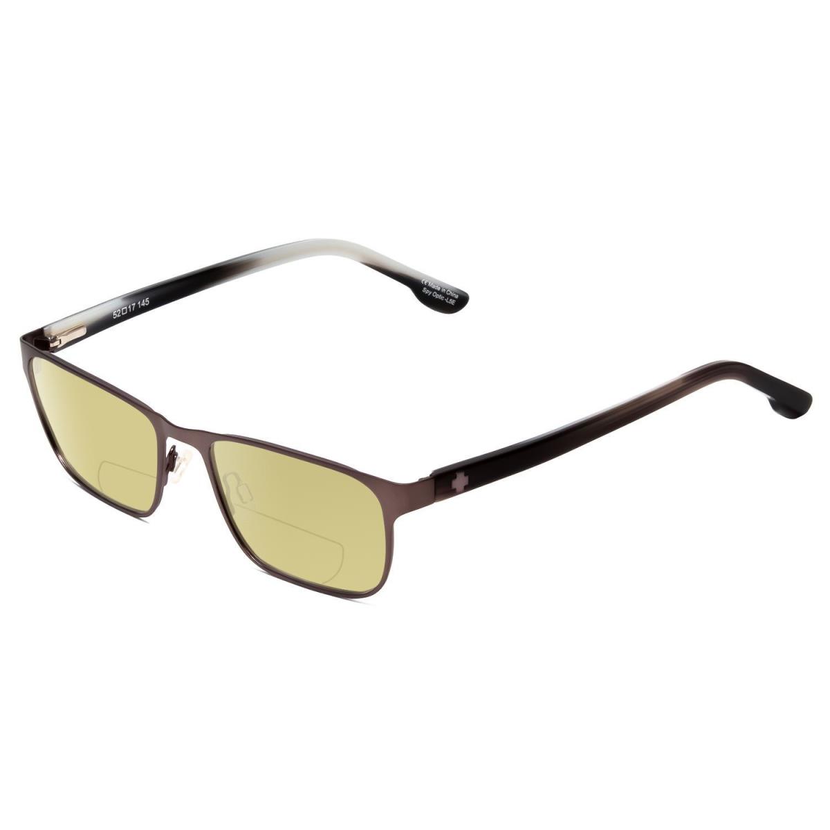 Spy Optic Taylor Polarized Bifocal Sunglasses in Gun Metal Gray 52 mm 41 Options Yellow