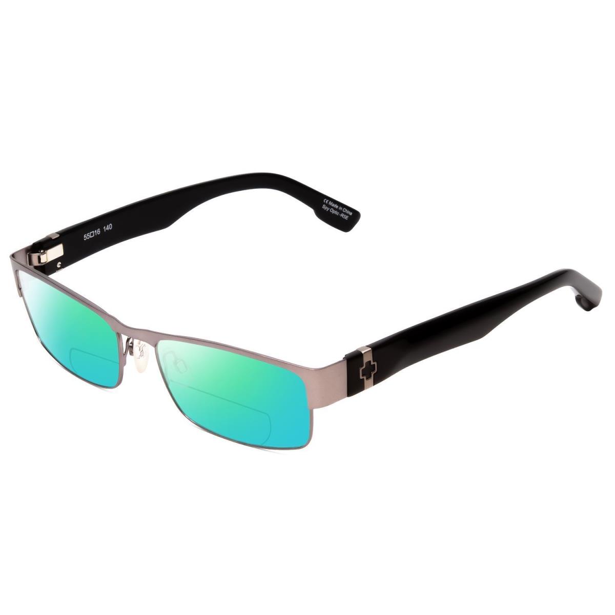 Spy Optics Trenton Polarized Bifocal Sunglasses Gun Metal Silver 55mm 41 Options Green Mirror