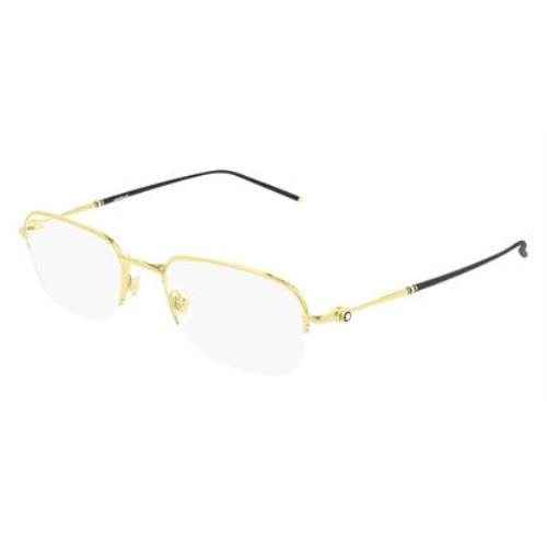 Montblanc Mont Blanc MB0131o-002 Gold Gold Eyeglasses - Frame: Gold