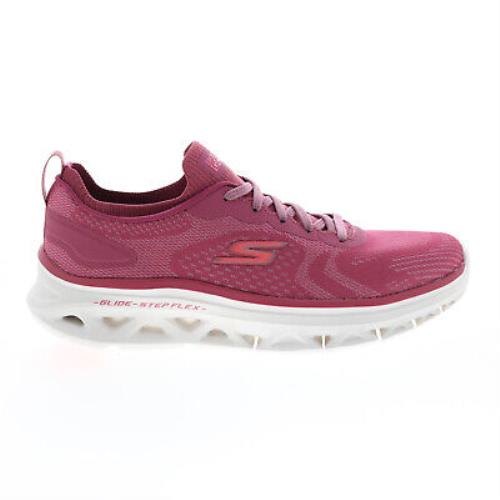 Skechers Go Run Glide Step Flex Skylar Womens Red Athletic Running Shoes