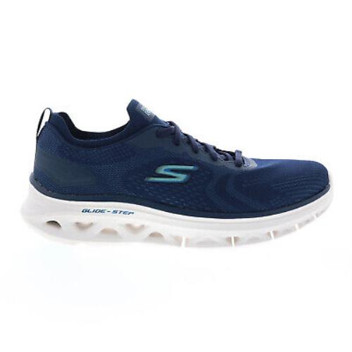 Skechers Go Run Glide Step Flex Skylar Womens Blue Athletic Running Shoes
