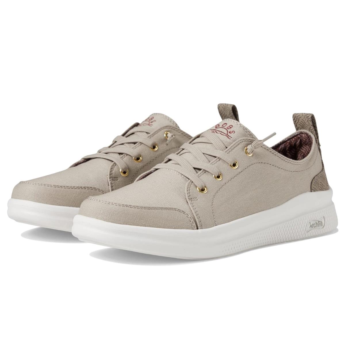 Woman`s Sneakers Athletic Shoes Bobs From Skechers Arch Fit Skipper Taupe