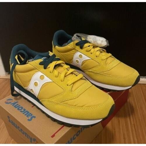 Saucony Jazz s2044 330 Men`s Running Training Shoes Yellow Green