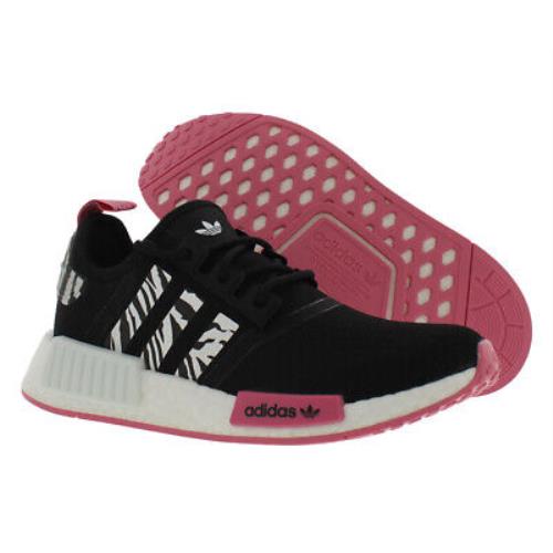 Adidas Originals Nmd R1 Primeblue Womens Shoes - Black/White/Pink , Black Main