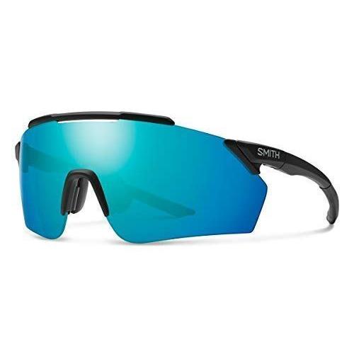 Smith Ruckus Pivlock Semi-rimless Sunglasses Black/cp Opal Blue Mirror Rose Red