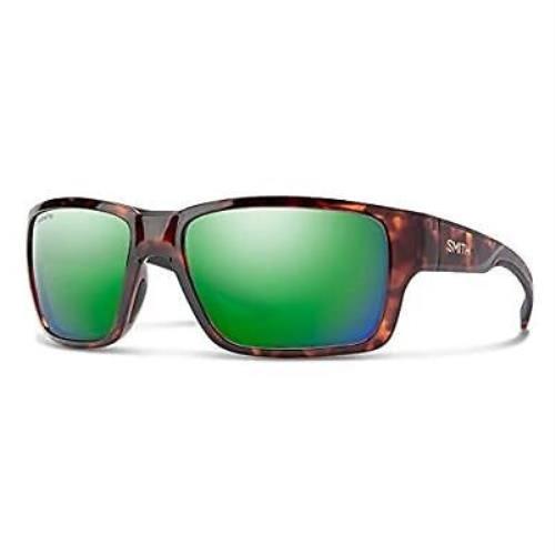 Smith Optics Outback Unisex Sunglasses Tortoise/chromapop Polarized Green Mirror