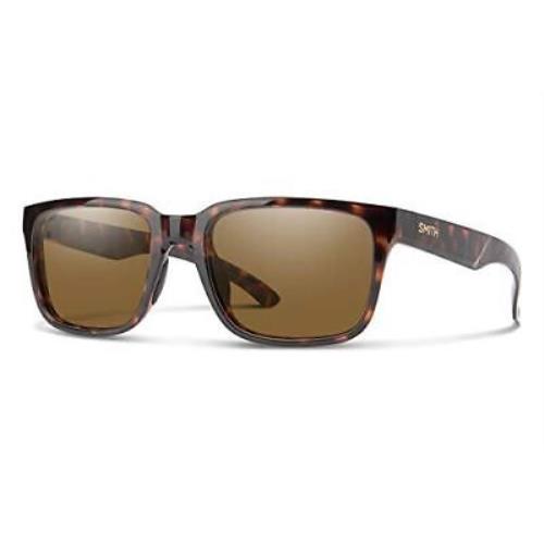 Smith Optics Headliner Unisex Square Sunglasses in Tortoise Gold/polarized Brown
