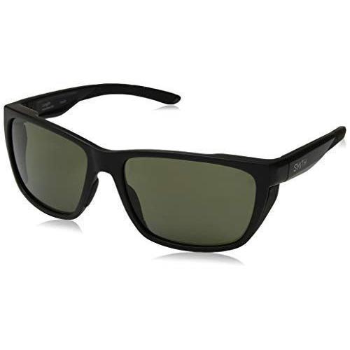 Smith Optics Longfin Unisex Wrap Sunglasses Black/chromapop Polarized Gray Green