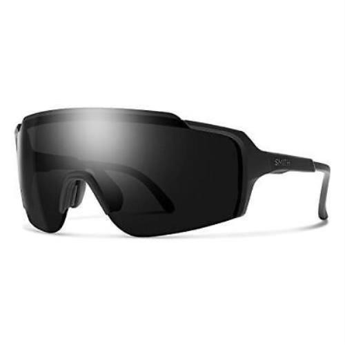 Smith Optics Flywheel Unisex Wrap Rimless Sunglasses Matte Black/chromapop Black