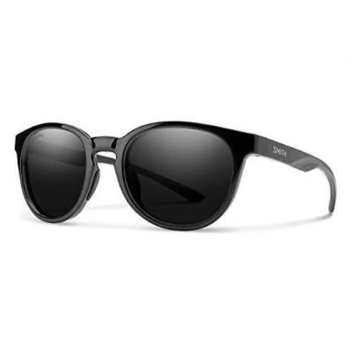 Smith Optics Eastbank Unisex Round Sunglasses in Black/chromapop Polarized Black