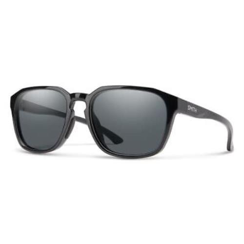 Smith Optic Contour Designer Unisex Square Sunglasses Gloss Black/polarized Gray