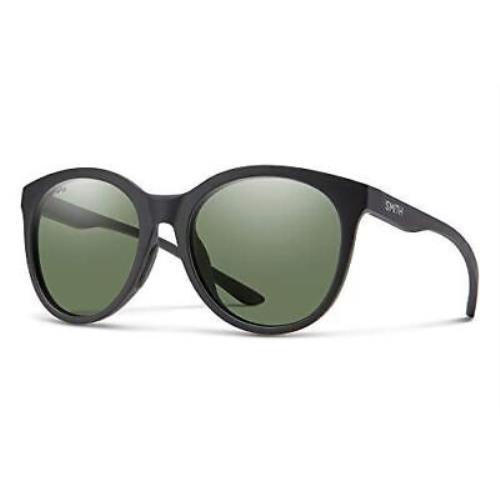 Smith Optic Bayside Cateye Sunglasses Matte Black/chromapop Polarized Gray Green