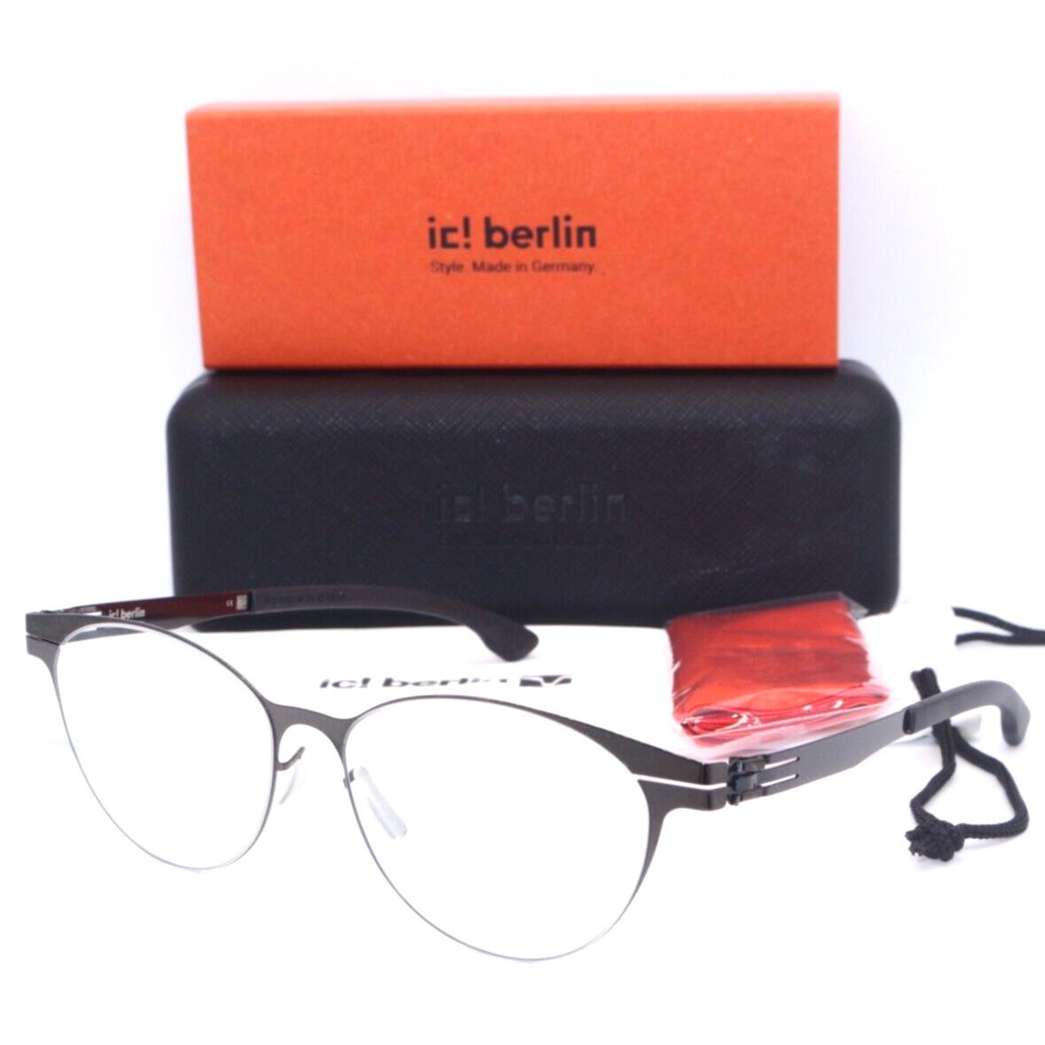 IC Berlin Bossa Nova Gunmetal Designer Frame Eyeglasses 50-15