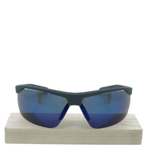 Nike sunglasses  - Shiny Magnet Grey/ Deep Royal Blue Frame 1