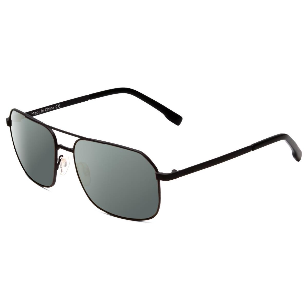 Bolle Navis Polarized Sunglasses in Matte Gun Metal Black 58mm Choose Lens Color Smoke Grey Polar